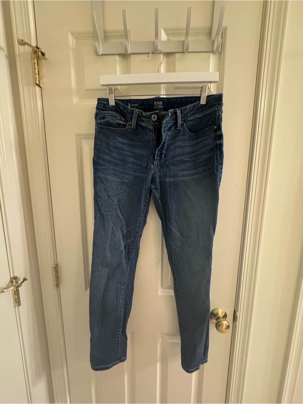 a.n.a Slim Stretch Skinny Jeans - Dark Blue Wash